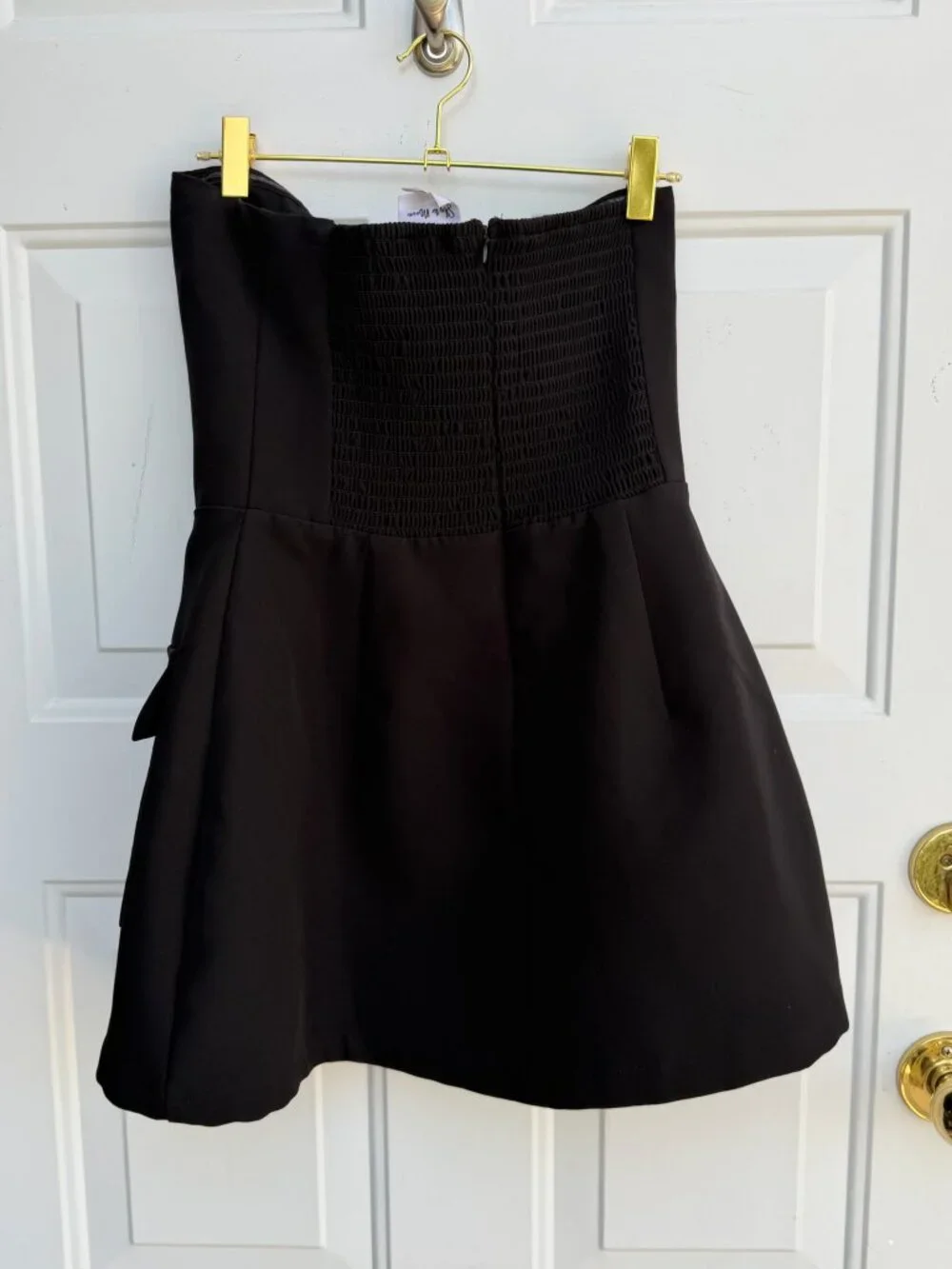 Sky to Moon Black Skort Romper Size M